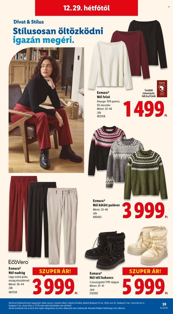 Lidl akciós újságok - 2025.12.27 - 2025.12.31. Oldal 39