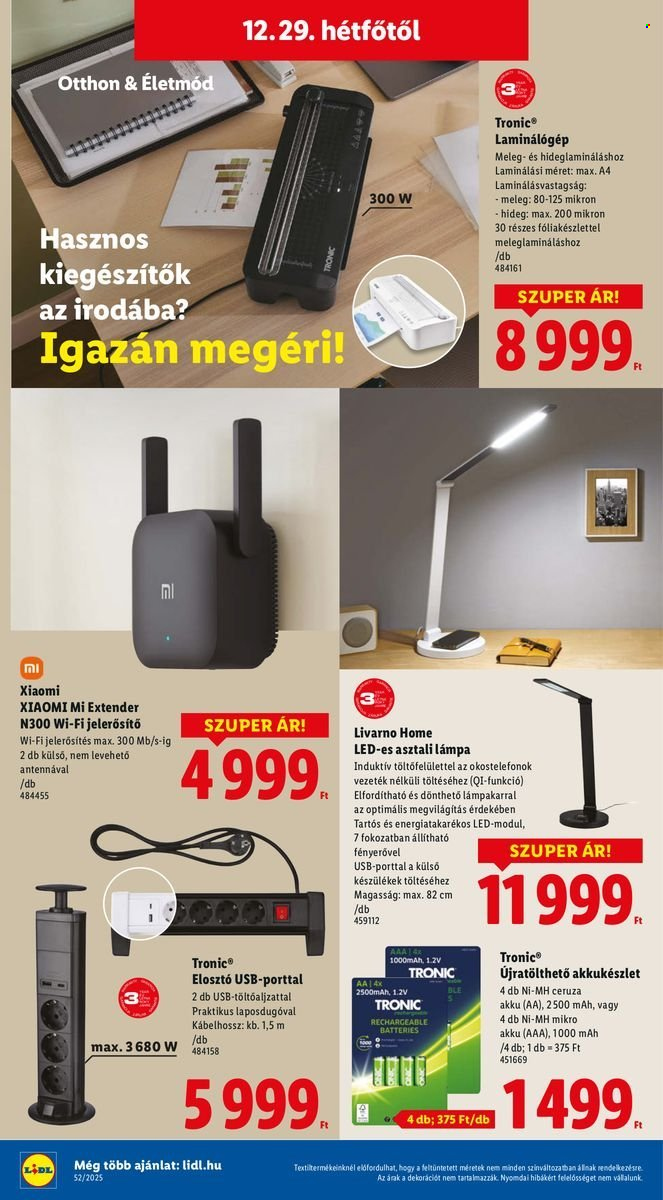 Lidl akciós újságok - 2025.12.27 - 2025.12.31. Oldal 22