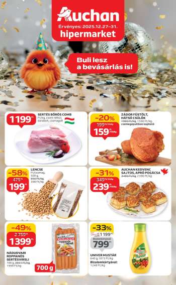 Újság Auchan - 2025.12.27 - 2025.12.31.