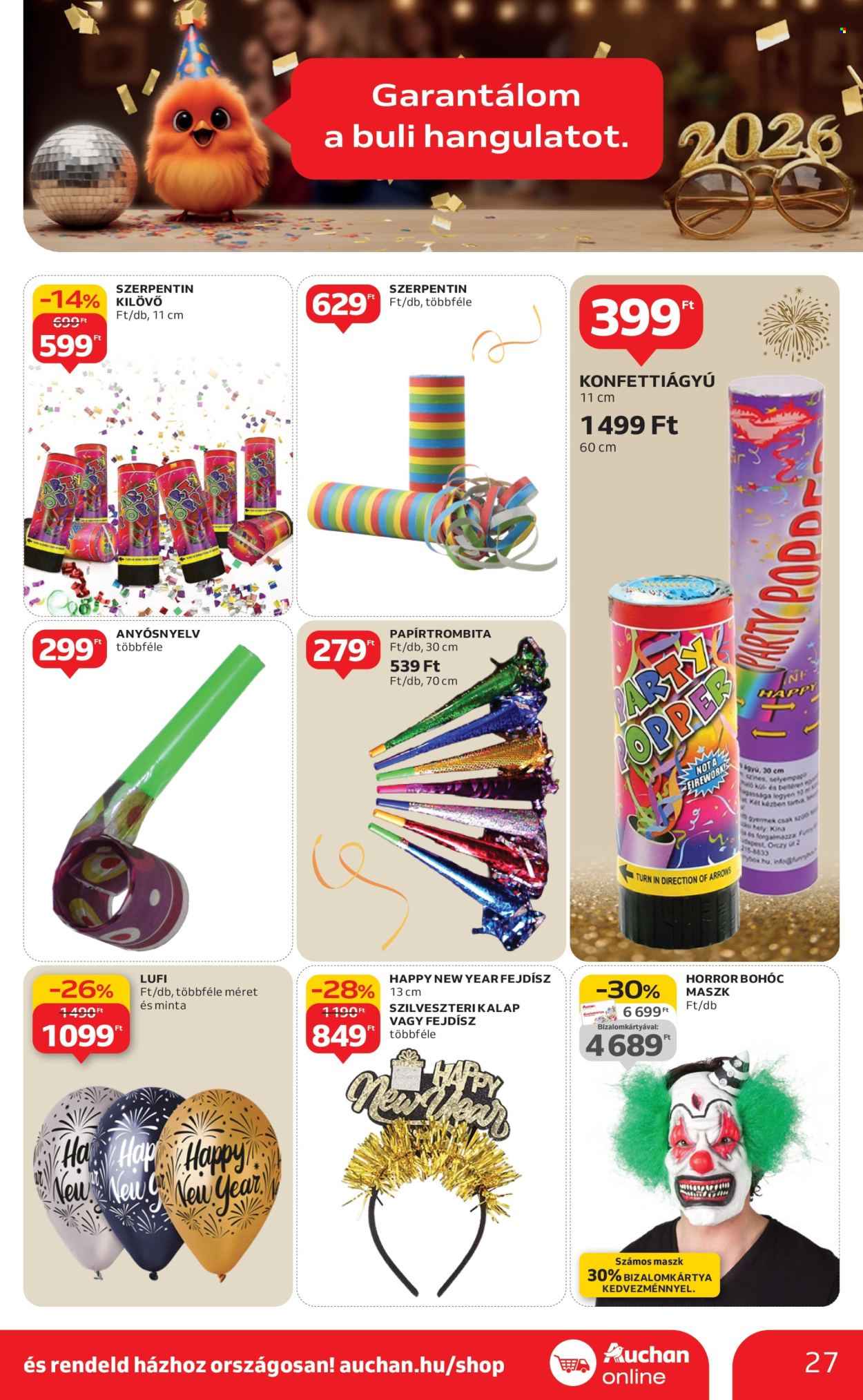 Auchan akciós újságok - 2025.12.27 - 2025.12.31. Oldal 27