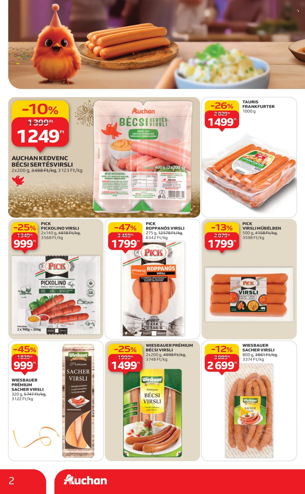 Auchan akciós újságok - 2025.12.27 - 2025.12.31. Oldal 2