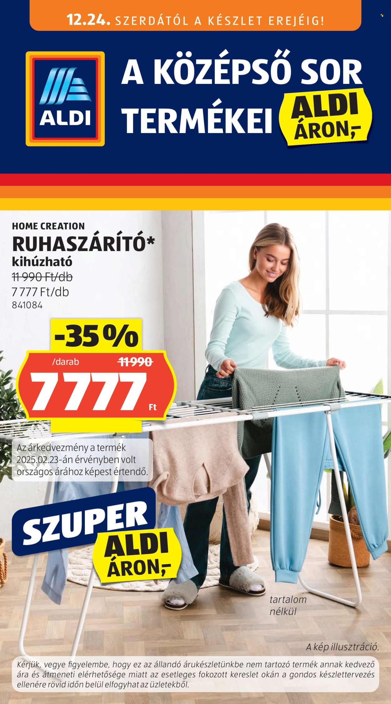 Aldi akciós újságok - 2025.12.24 - 2025.12.31. Oldal 1