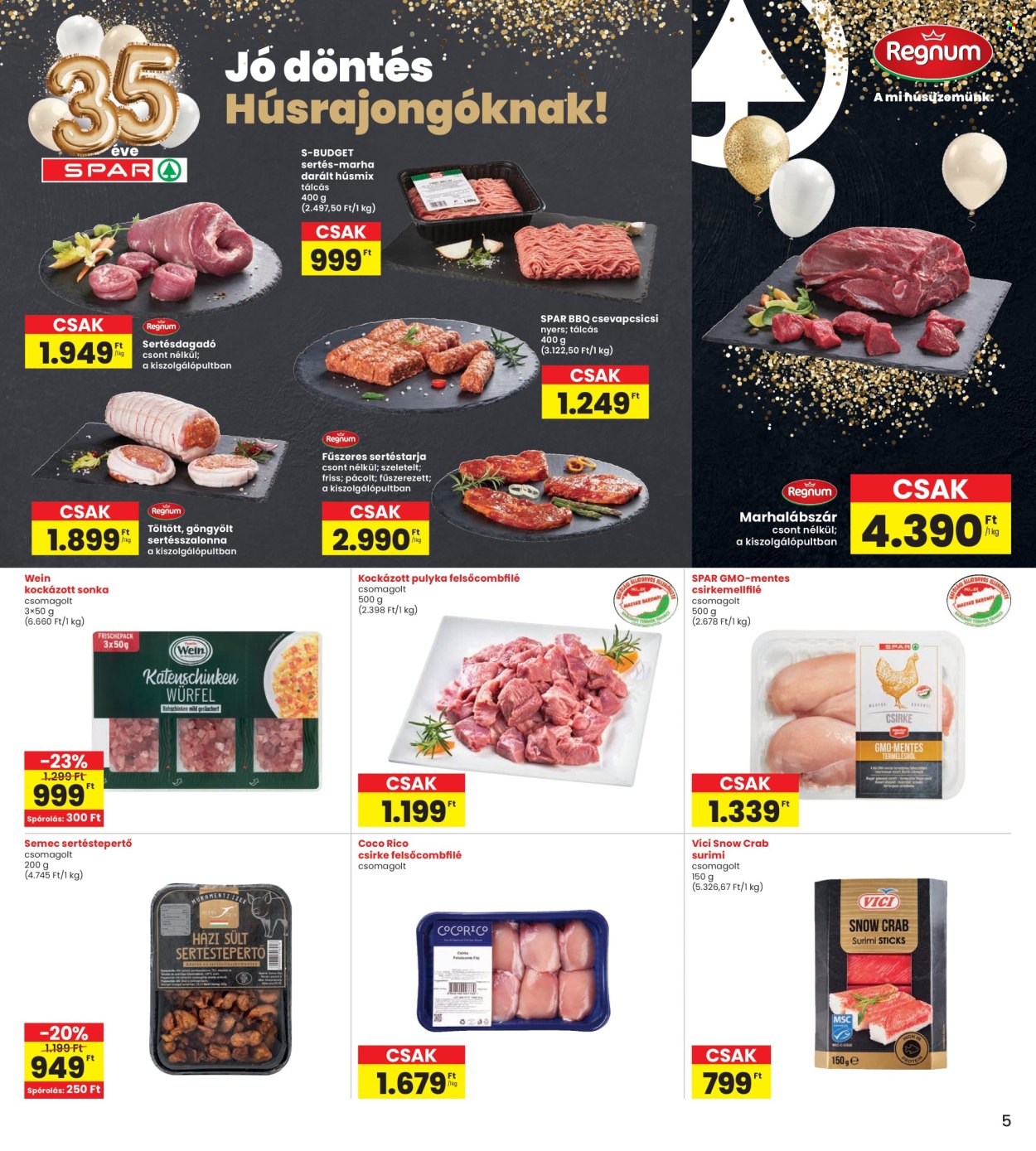 INTERSPAR akciós újságok - 2026.01.02 - 2026.01.07. Oldal 5