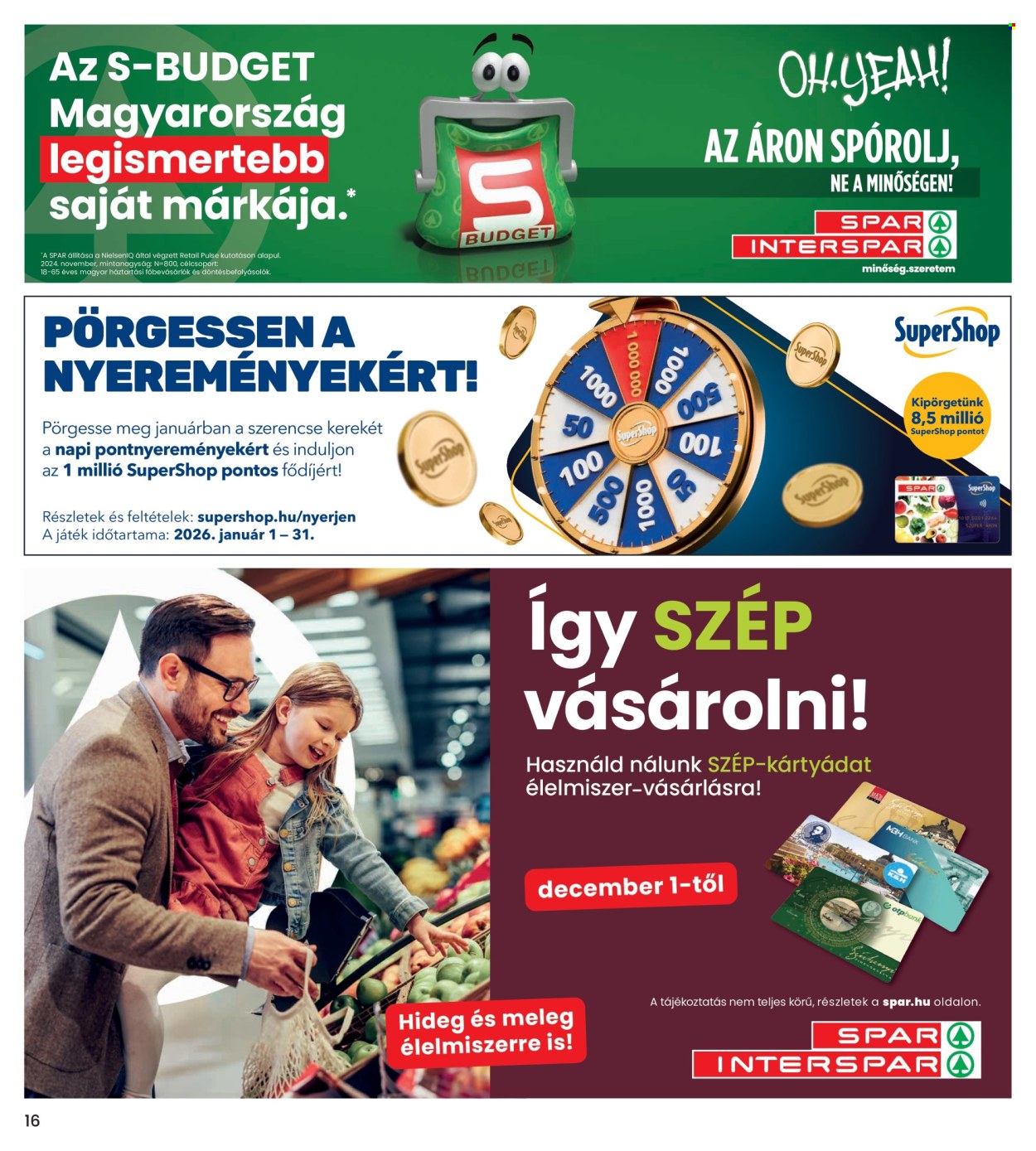 INTERSPAR akciós újságok - 2026.01.02 - 2026.01.07. Oldal 16