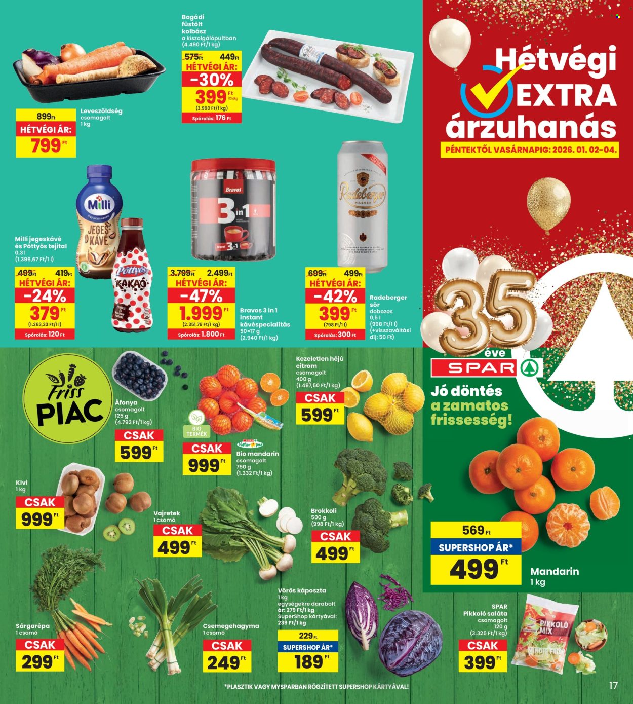 INTERSPAR akciós újságok - 2026.01.02 - 2026.01.07. Oldal 17