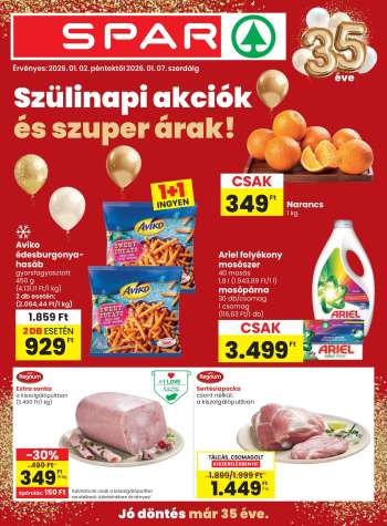 Újság SPAR - 2026.01.02 - 2026.01.07.
