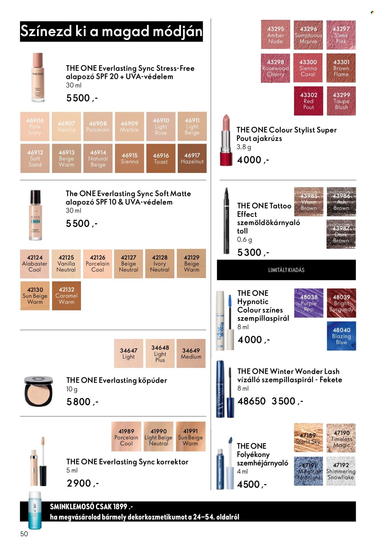 Oriflame akciós újságok - 2025.12.24 - 2026.01.20. Oldal 50