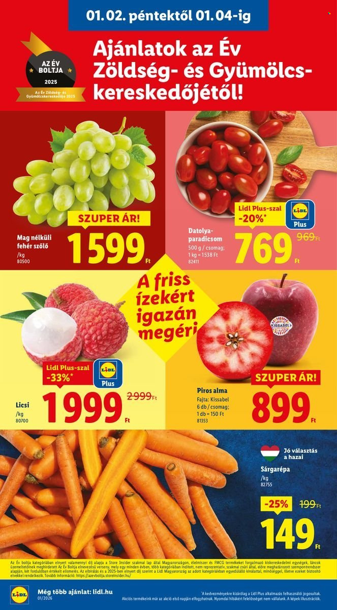 Lidl akciós újságok - 2026.01.02 - 2026.01.07. Oldal 2