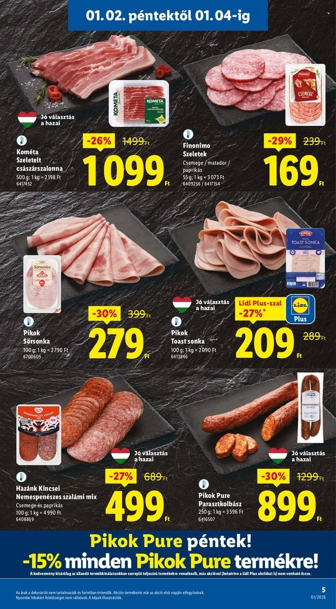 Lidl akciós újságok - 2026.01.02 - 2026.01.07. Oldal 5
