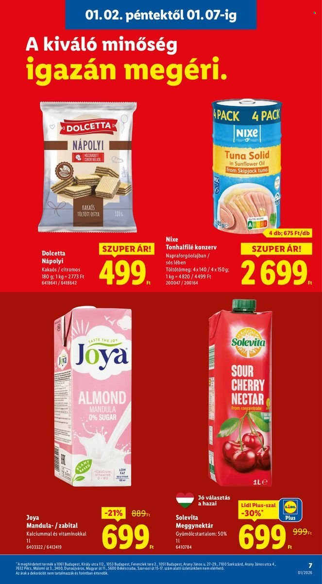 Lidl akciós újságok - 2026.01.02 - 2026.01.07. Oldal 7