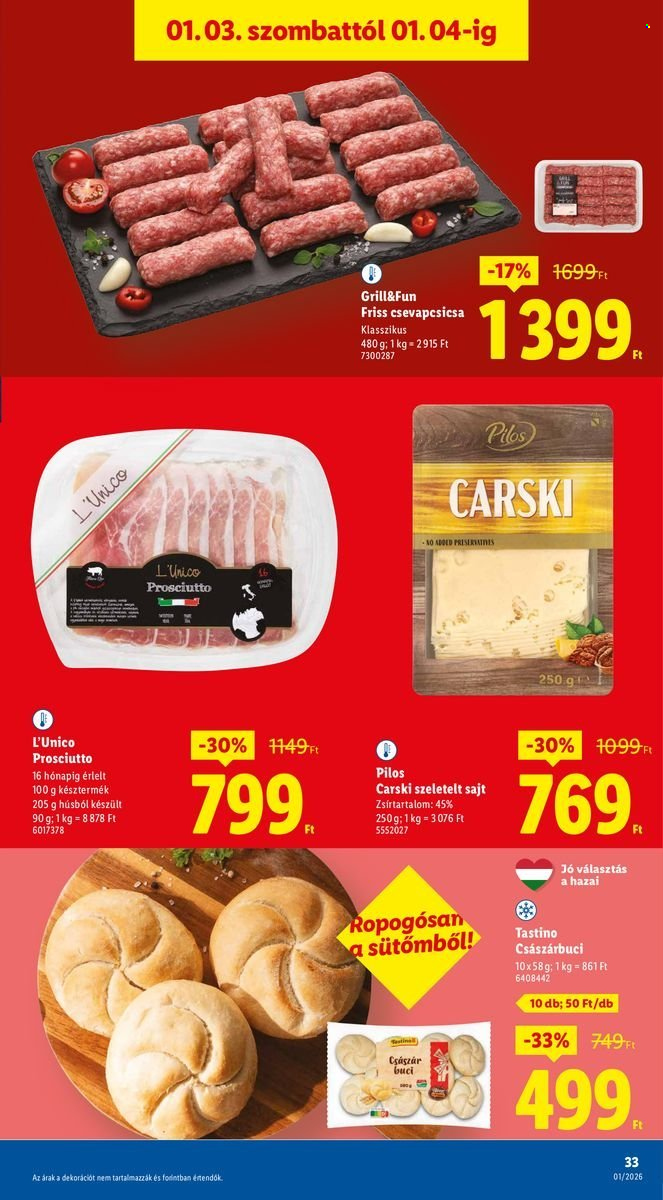 Lidl akciós újságok - 2026.01.02 - 2026.01.07. Oldal 33