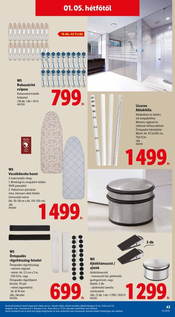 Lidl akciós újságok - 2026.01.02 - 2026.01.07. Oldal 43