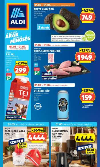 Újság Aldi - 2026.01.02 - 2026.01.07.
