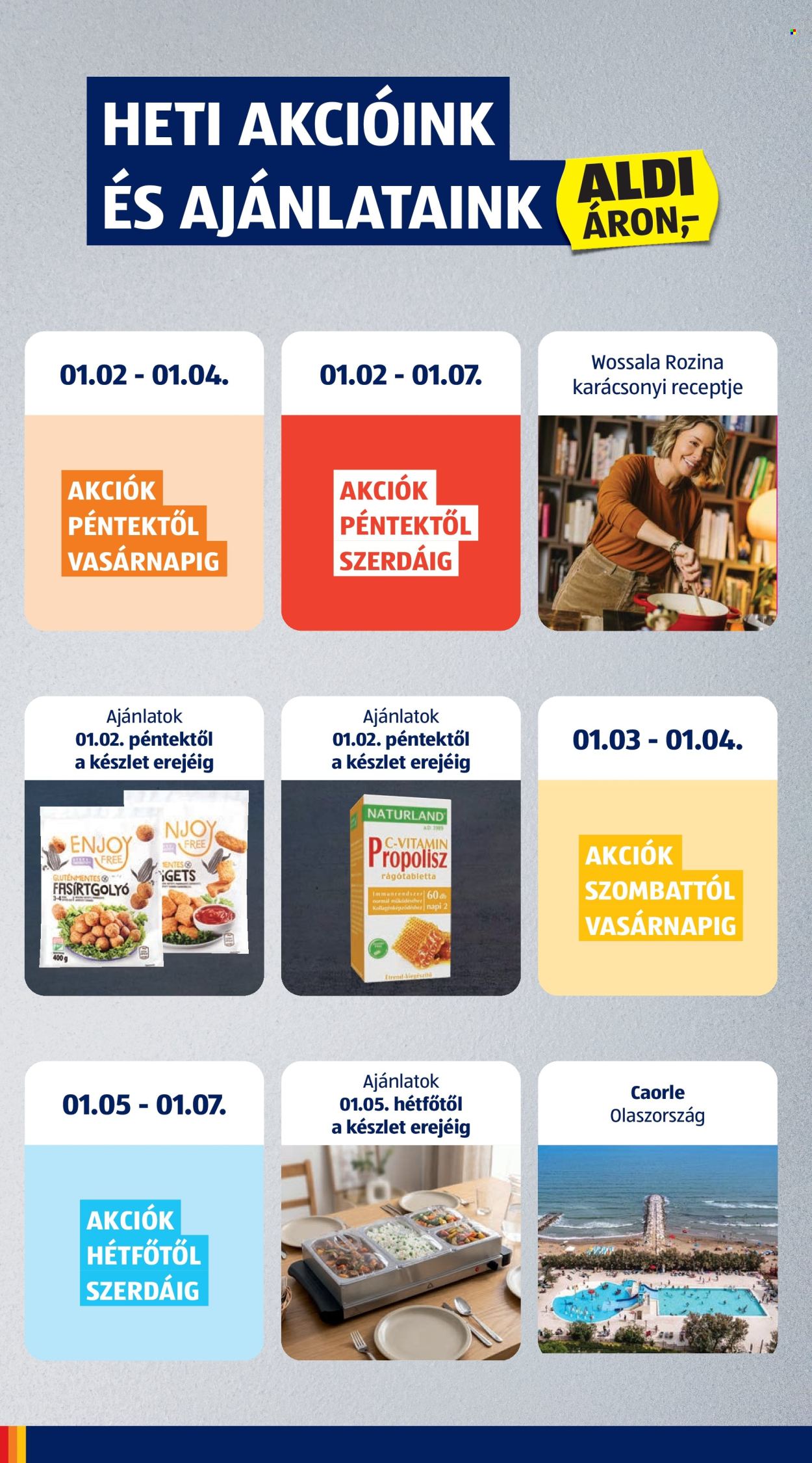 Aldi akciós újságok - 2026.01.02 - 2026.01.07. Oldal 2