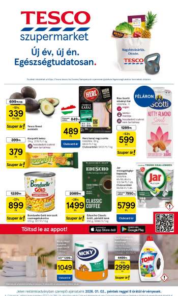 Újság TESCO - 2026.01.02 - 2026.01.07.