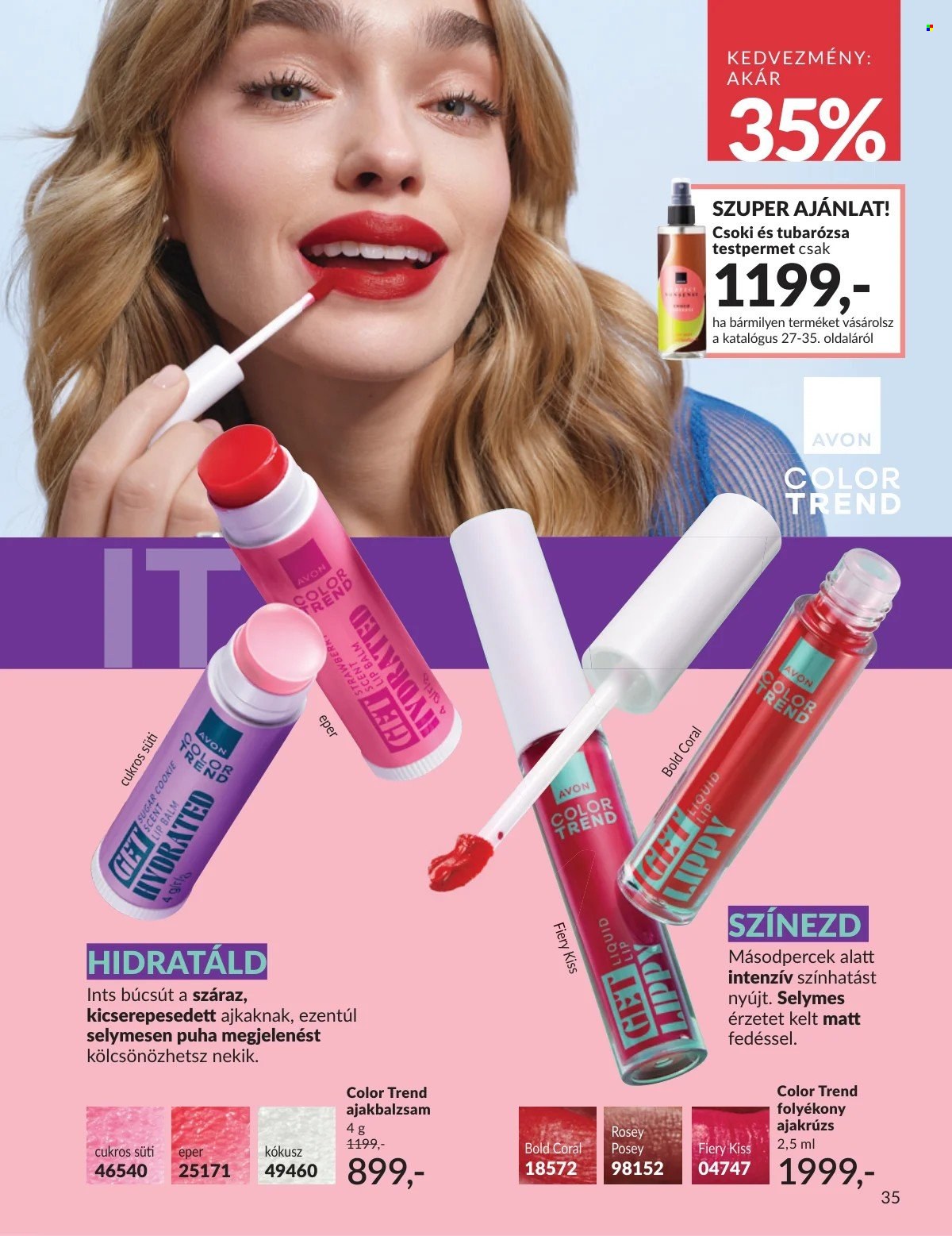 Avon akciós újságok - 2026.01.01 - 2026.01.31. Oldal 35