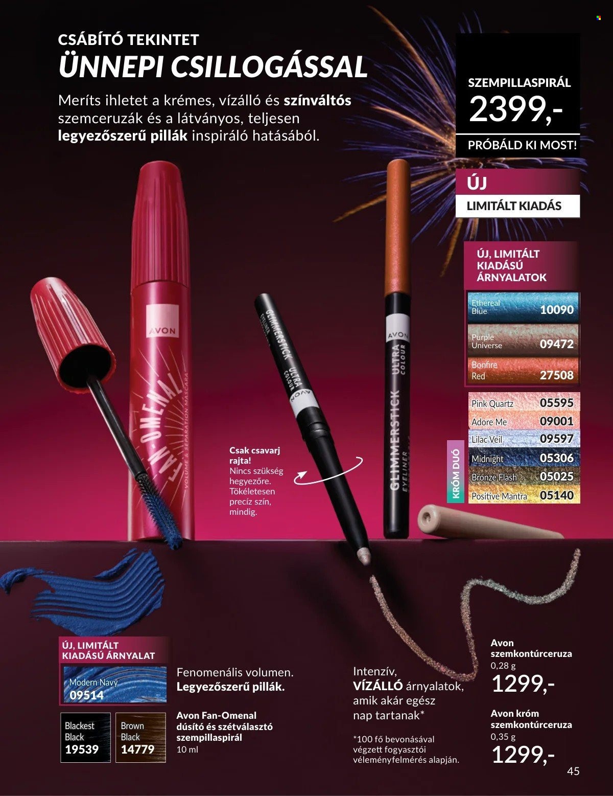 Avon akciós újságok - 2026.01.01 - 2026.01.31. Oldal 45