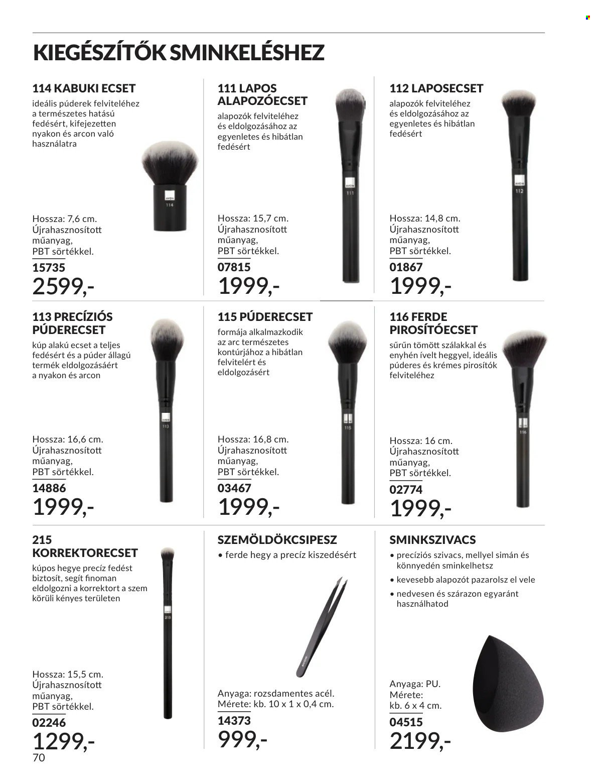 Avon akciós újságok - 2026.01.01 - 2026.01.31. Oldal 70