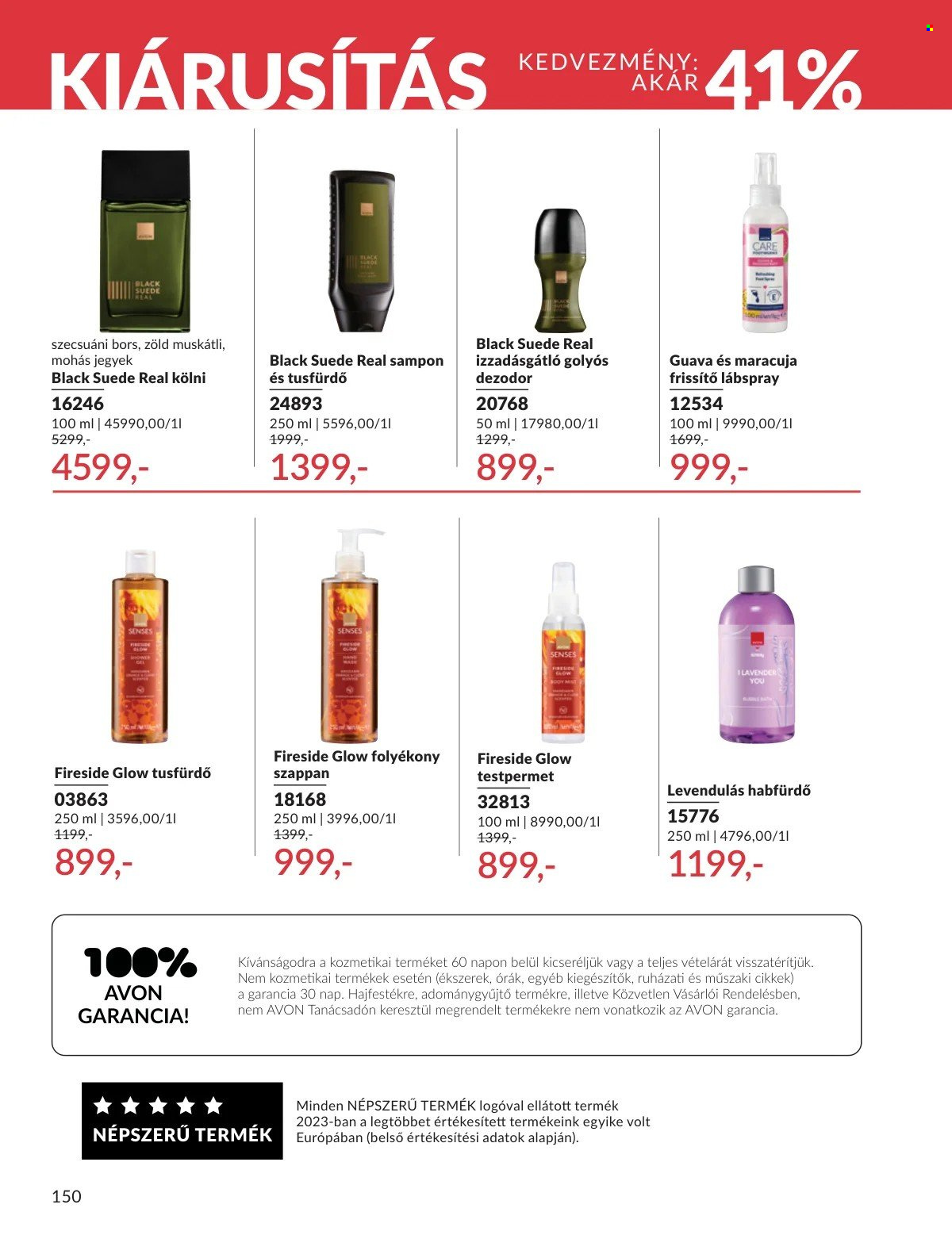 Avon akciós újságok - 2026.01.01 - 2026.01.31. Oldal 150
