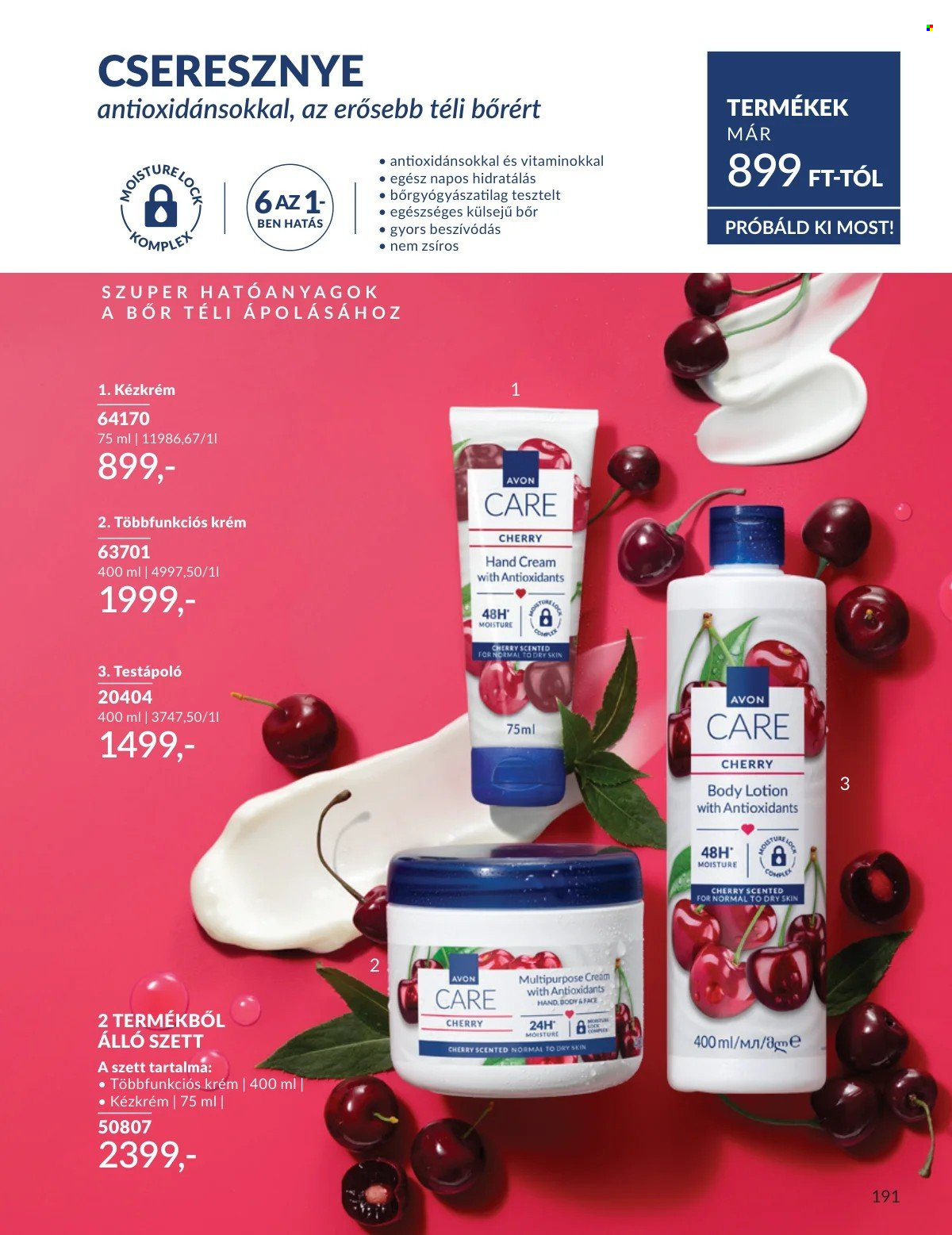 Avon akciós újságok - 2026.01.01 - 2026.01.31. Oldal 191