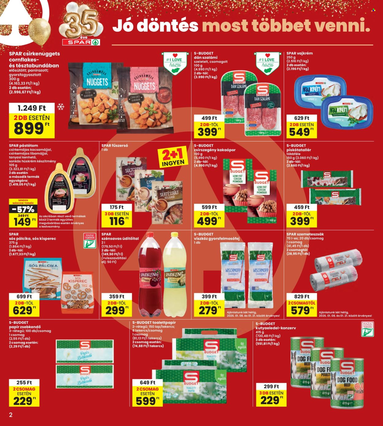 INTERSPAR akciós újságok - 2026.01.08 - 2026.01.14. Oldal 2
