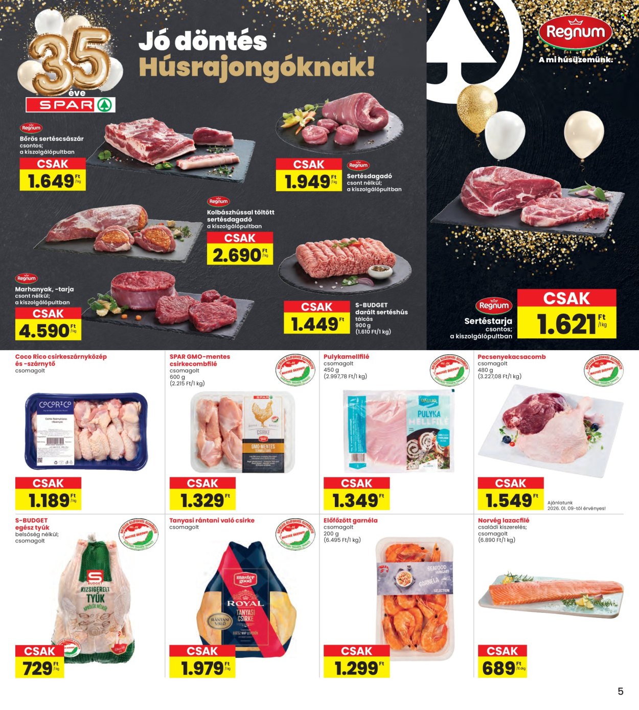 INTERSPAR akciós újságok - 2026.01.08 - 2026.01.14. Oldal 5