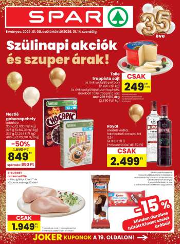 Újság SPAR - 2026.01.08 - 2026.01.14.