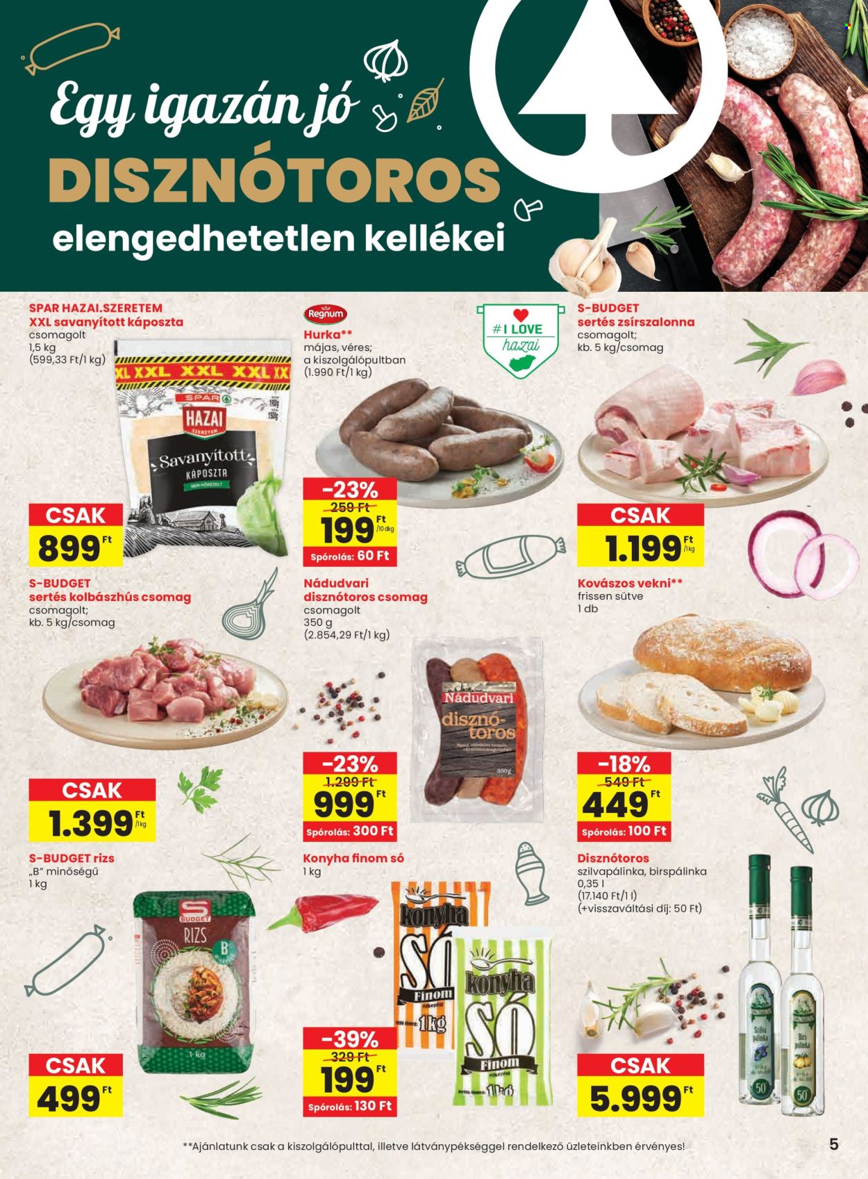 SPAR akciós újságok - 2026.01.08 - 2026.01.14. Oldal 5