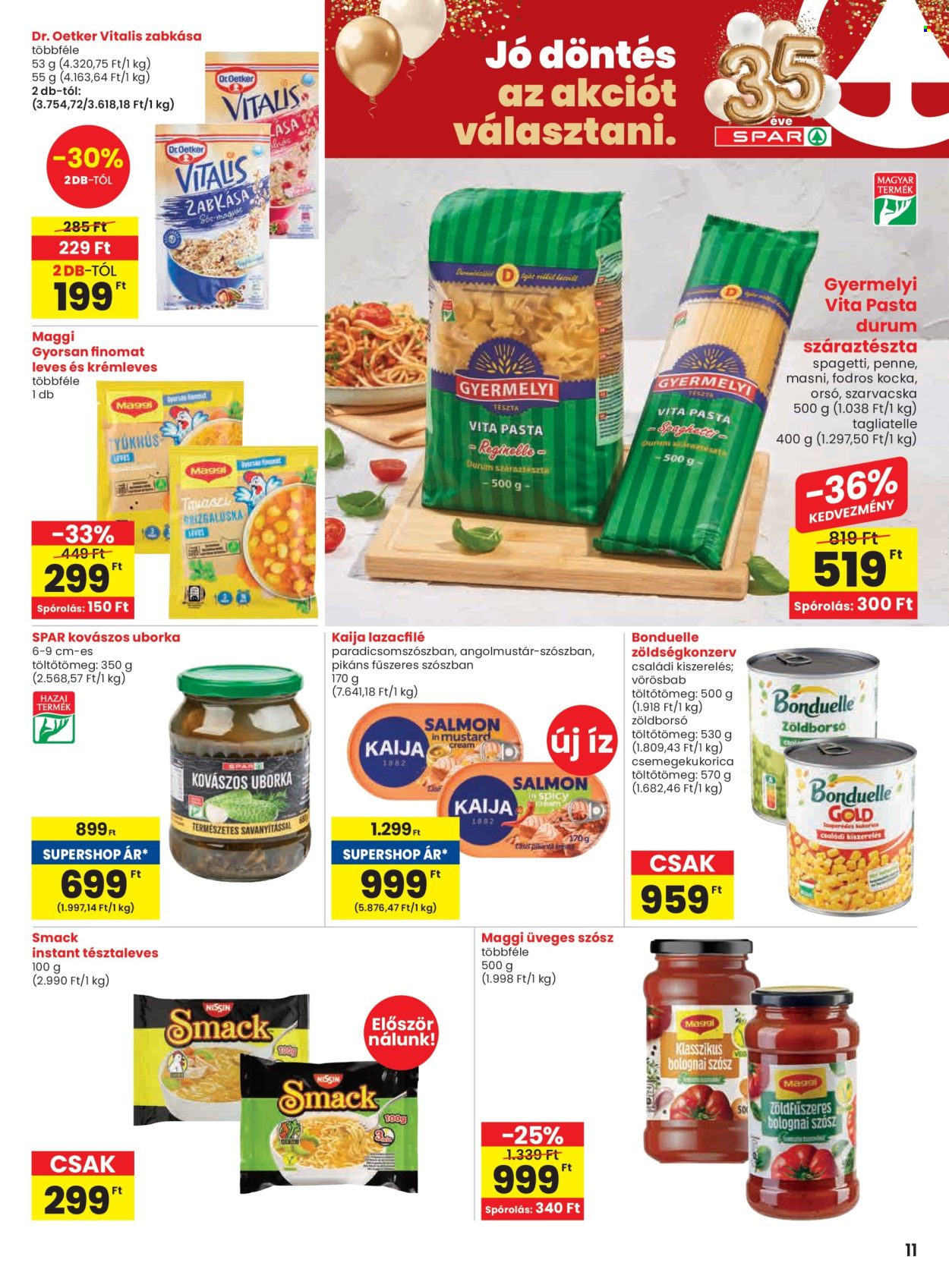 SPAR akciós újságok - 2026.01.08 - 2026.01.14. Oldal 11