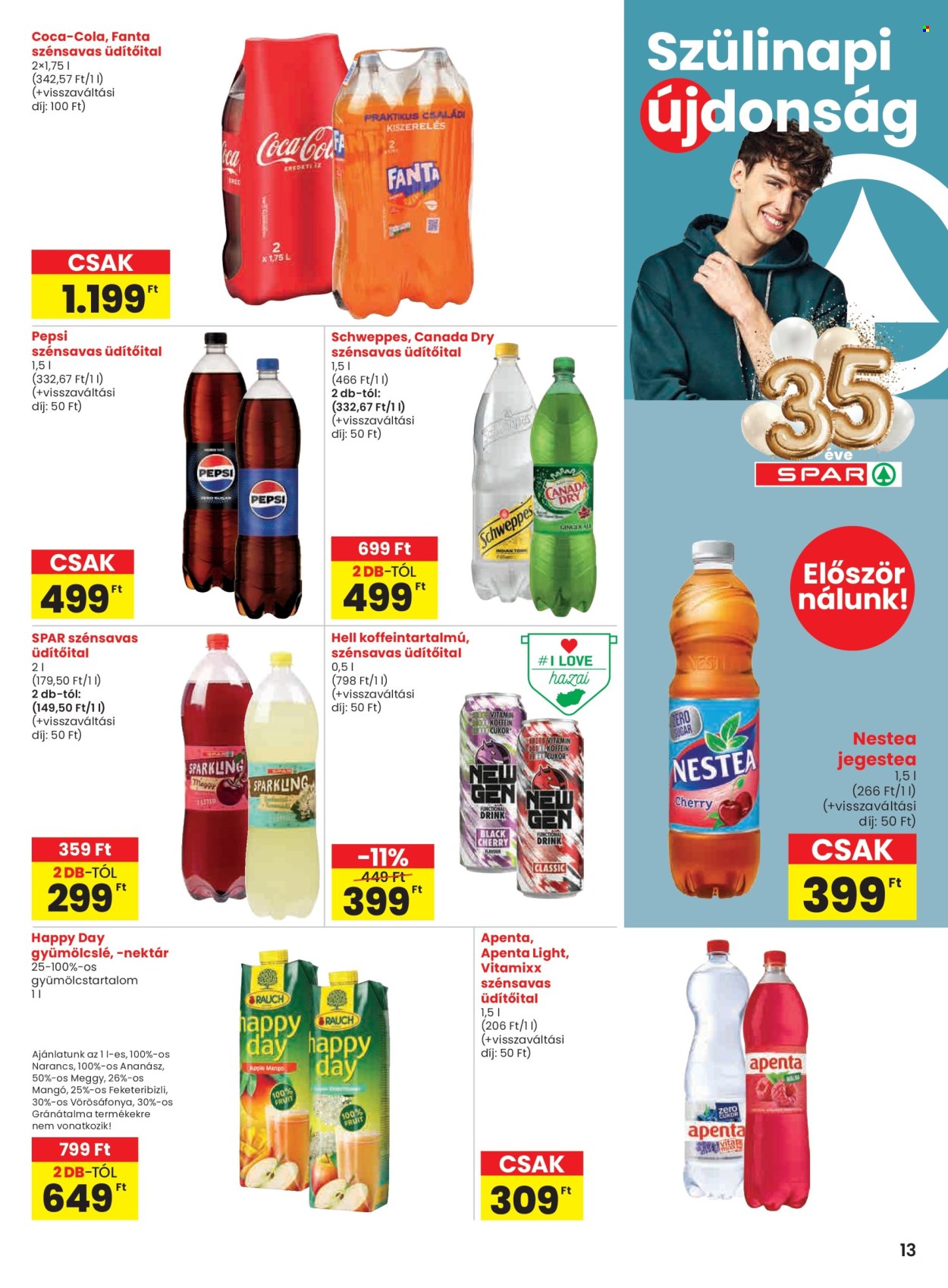 SPAR akciós újságok - 2026.01.08 - 2026.01.14. Oldal 13