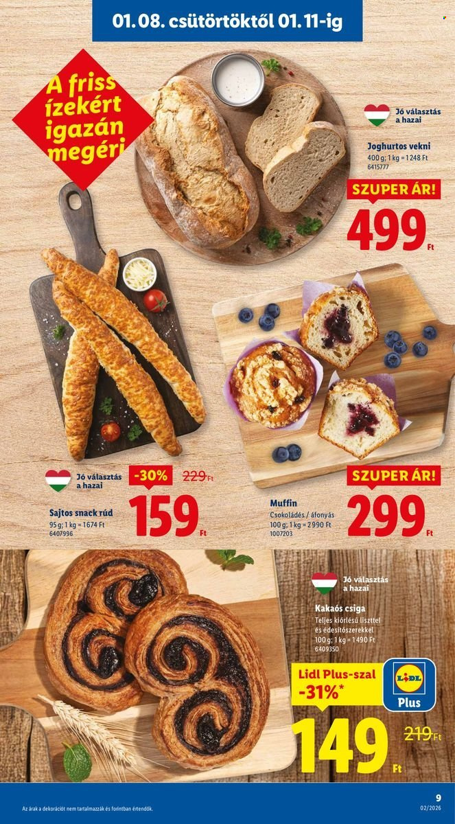 Lidl akciós újságok - 2026.01.08 - 2026.01.14. Oldal 9