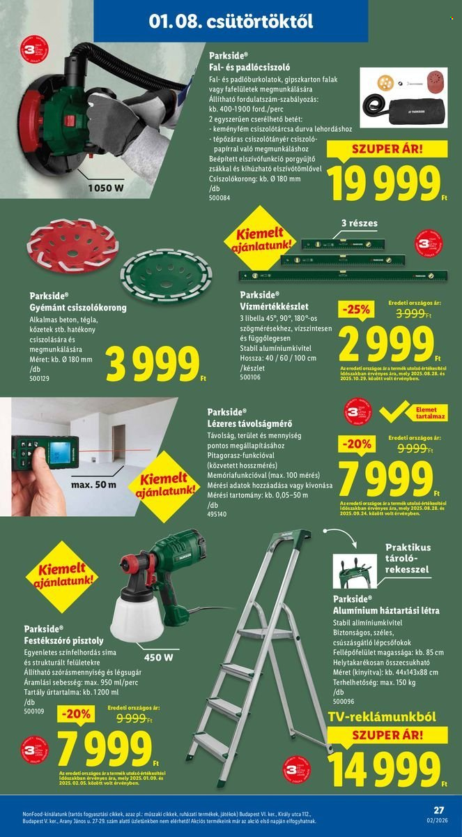 Lidl akciós újságok - 2026.01.08 - 2026.01.14. Oldal 27