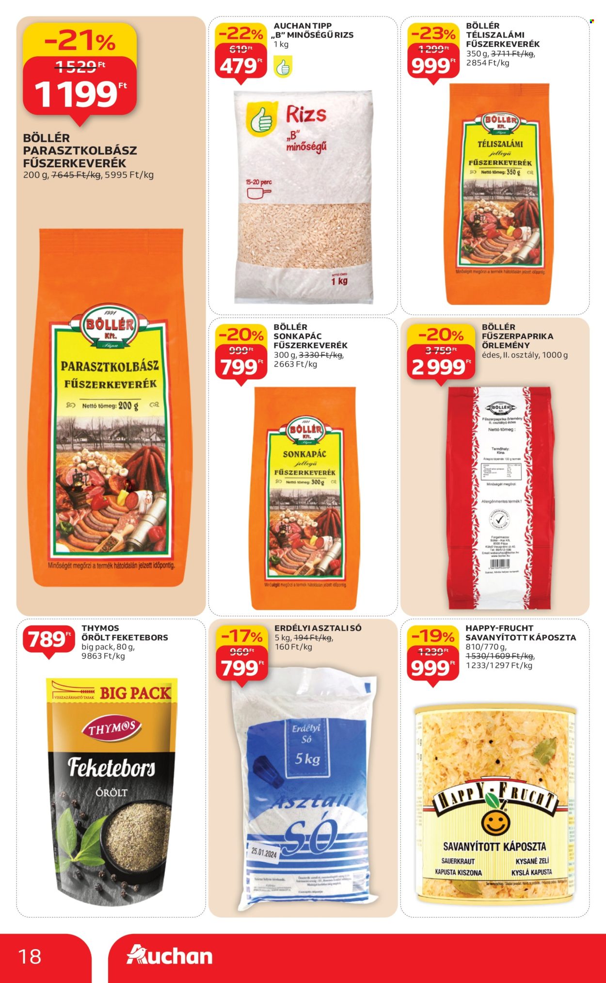 Auchan akciós újságok - 2026.01.08 - 2026.01.14. Oldal 18