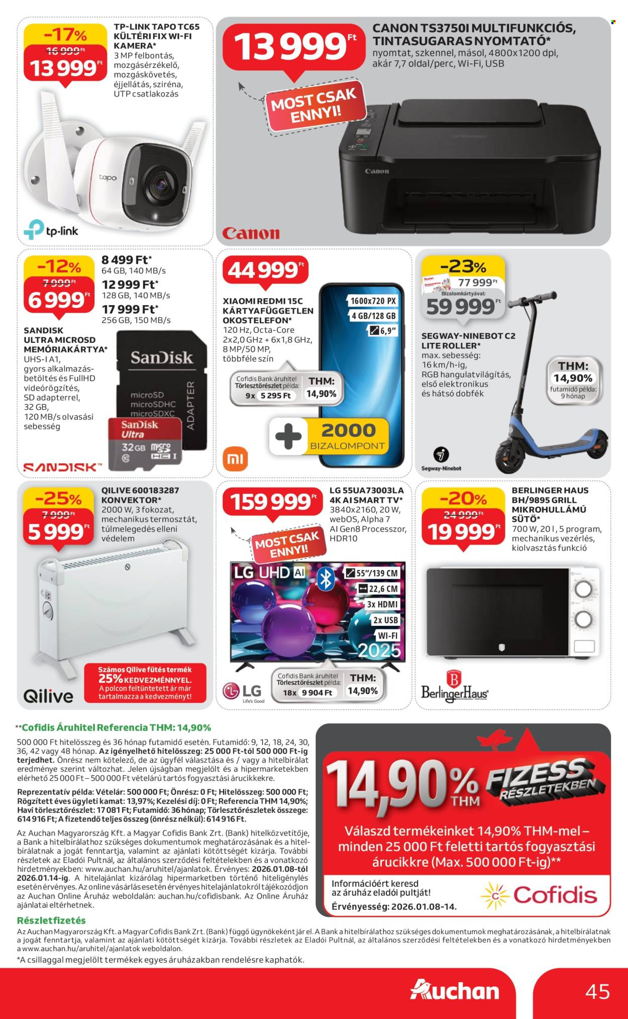 Auchan akciós újságok - 2026.01.08 - 2026.01.14. Oldal 45
