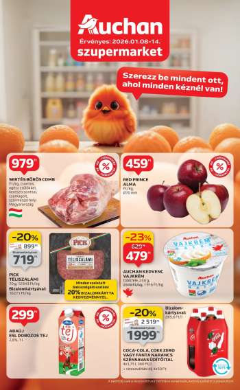 Újság Auchan - 2026.01.08 - 2026.01.14.