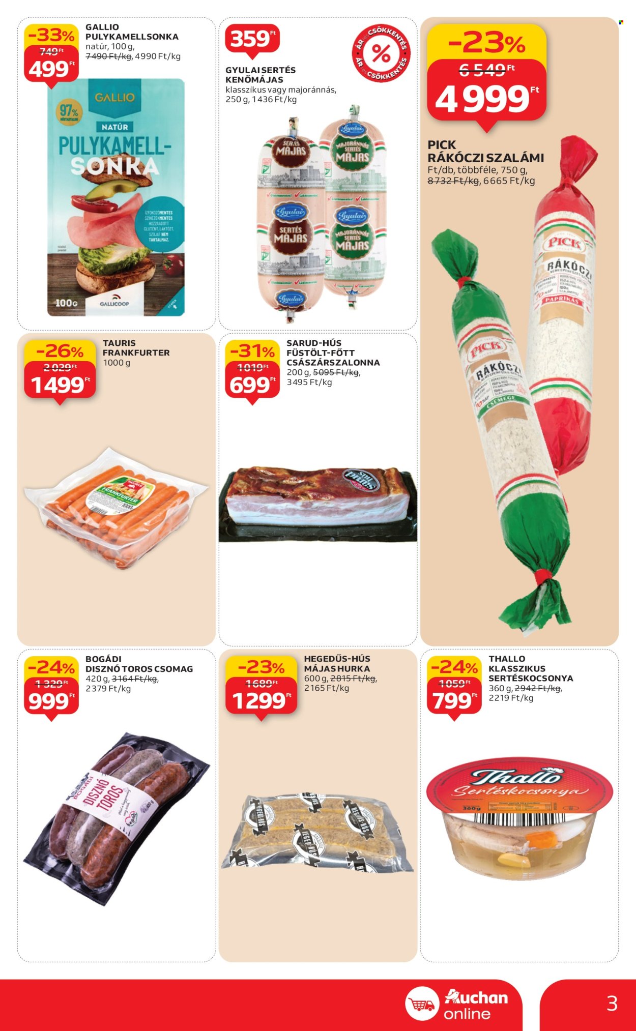 Auchan akciós újságok - 2026.01.08 - 2026.01.14. Oldal 3