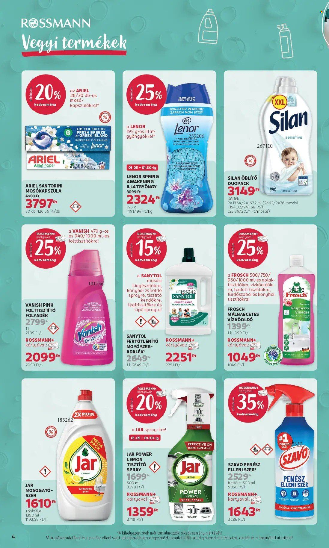 Rossmann akciós újságok - 2026.01.05 - 2026.01.16. Oldal 4