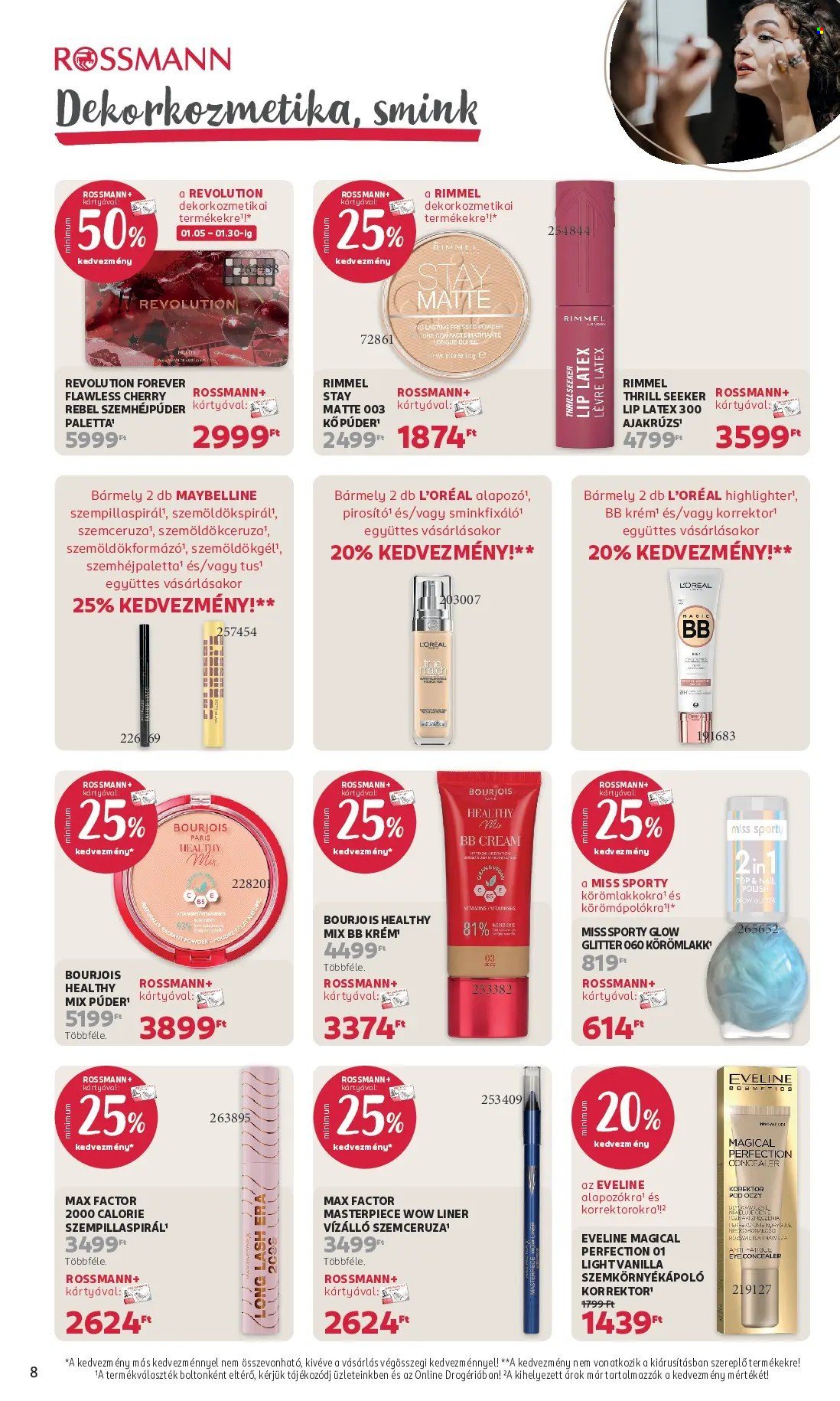 Rossmann akciós újságok - 2026.01.05 - 2026.01.16. Oldal 8