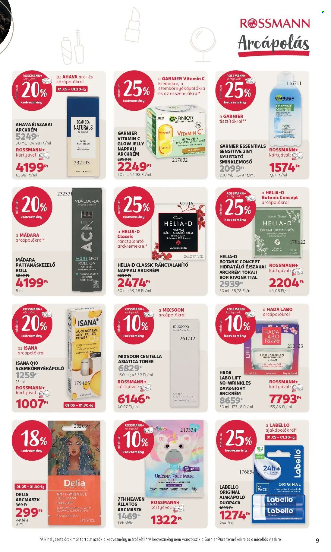 Rossmann akciós újságok - 2026.01.05 - 2026.01.16. Oldal 9