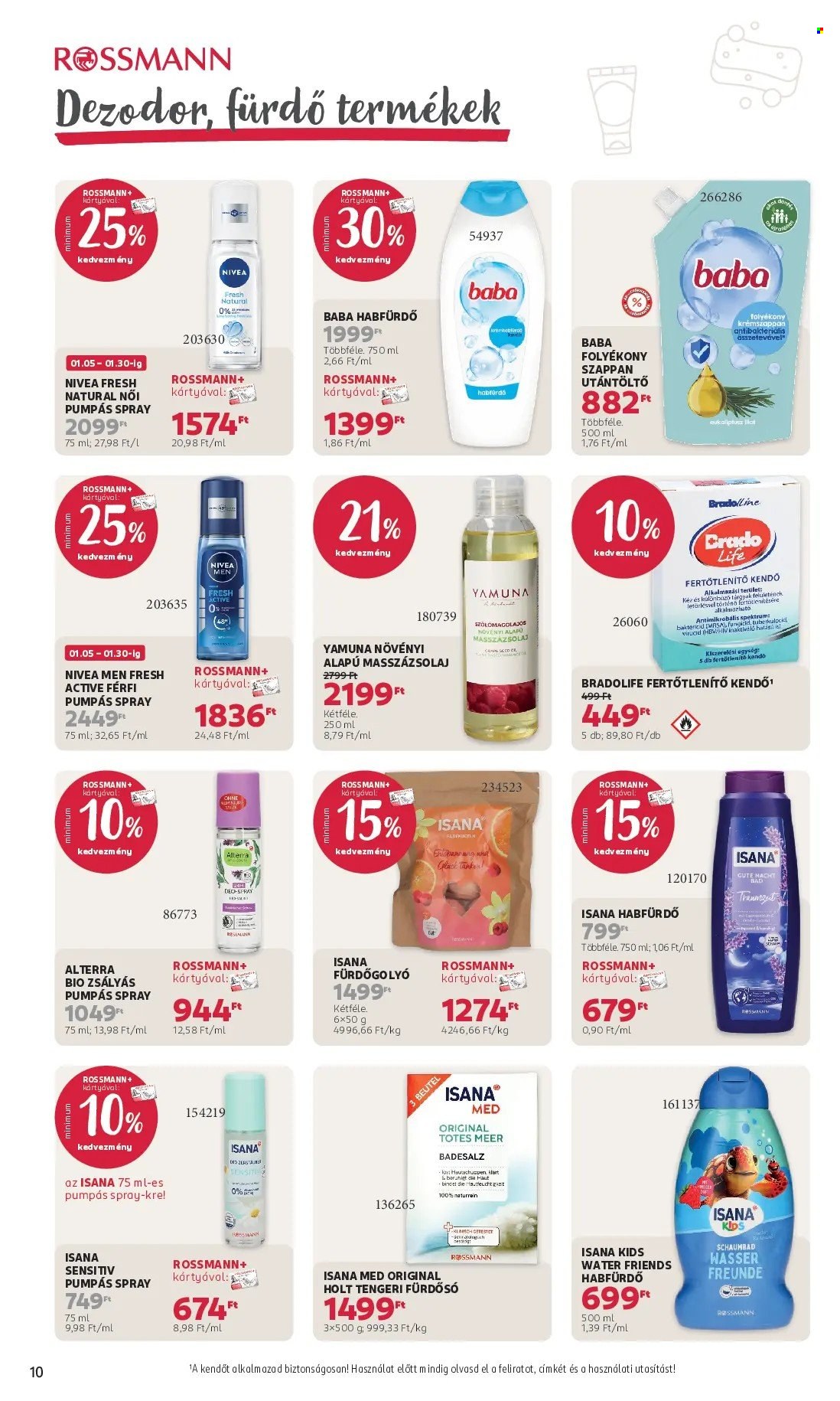 Rossmann akciós újságok - 2026.01.05 - 2026.01.16. Oldal 10