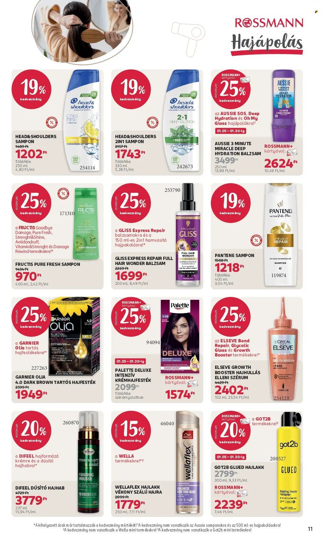 Rossmann akciós újságok - 2026.01.05 - 2026.01.16. Oldal 11
