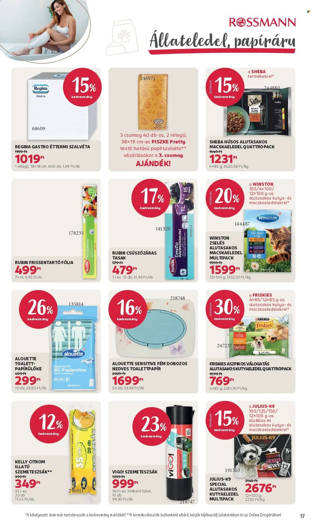 Rossmann akciós újságok - 2026.01.05 - 2026.01.16. Oldal 17