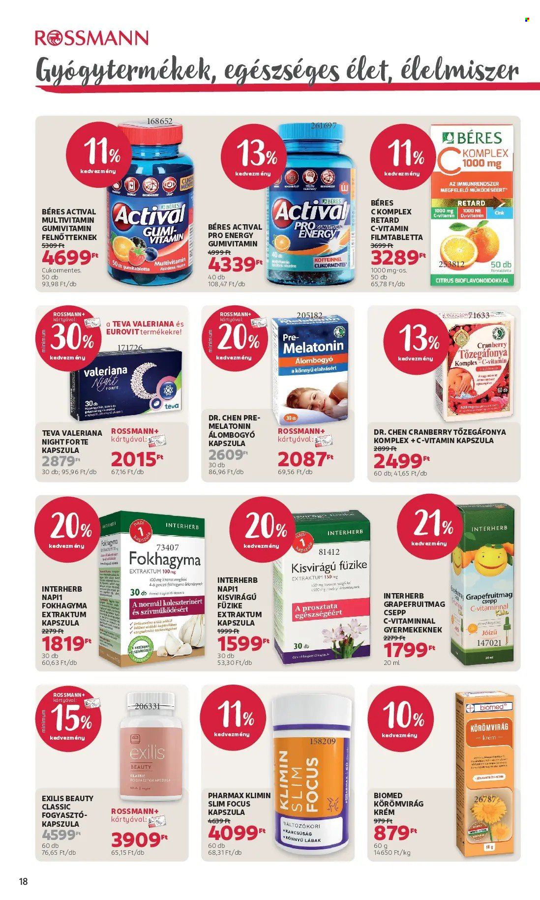 Rossmann akciós újságok - 2026.01.05 - 2026.01.16. Oldal 18