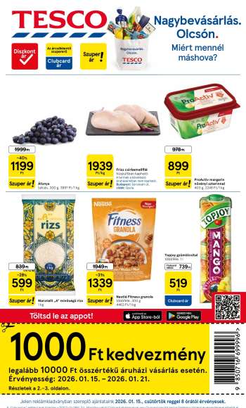 Újság TESCO - 2026.01.15 - 2026.01.21.