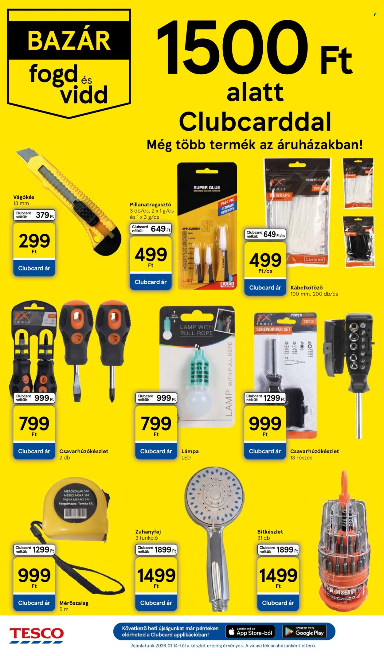 TESCO akciós újságok - 2026.01.15 - 2026.01.21. Oldal 12