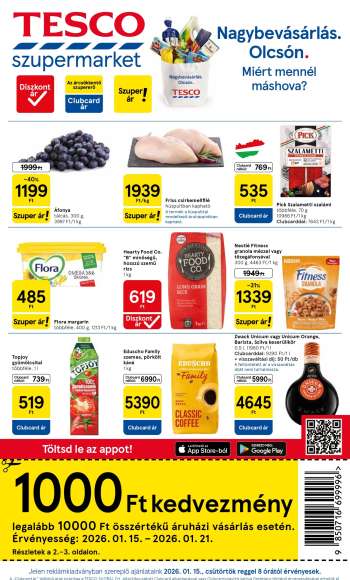 Újság TESCO - 2026.01.15 - 2026.01.21.