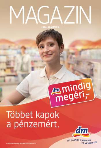 Újság dm drogerie markt - 2026.01.08 - 2026.01.21.