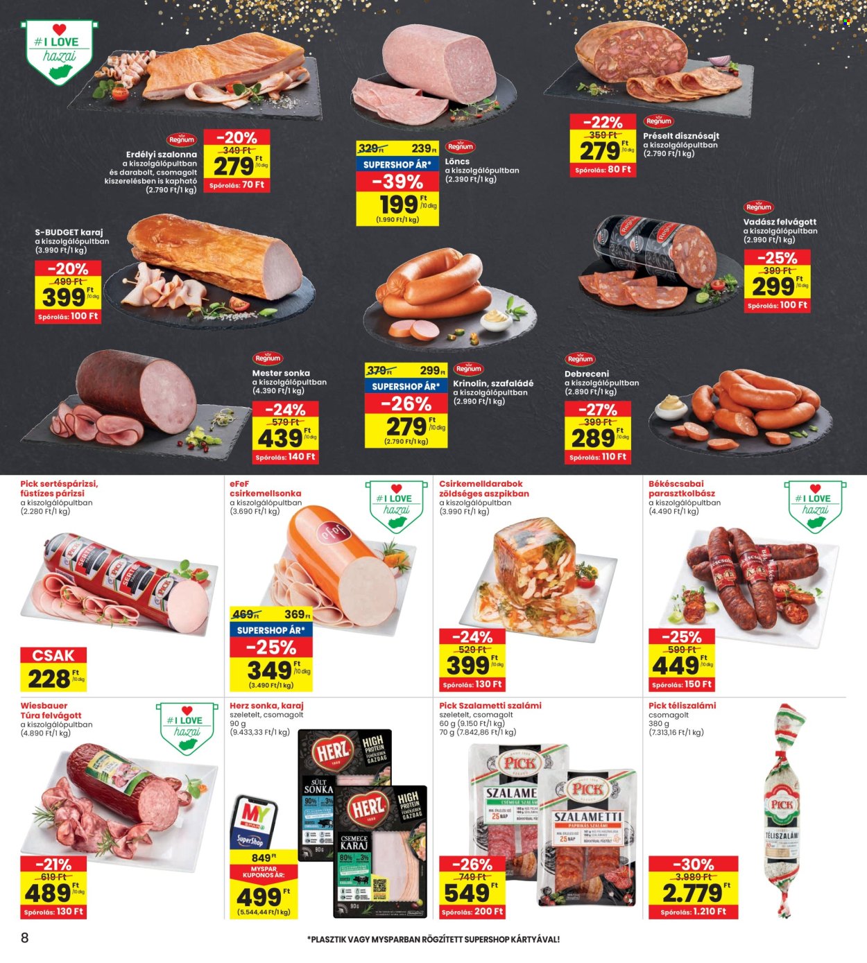 INTERSPAR akciós újságok - 2026.01.15 - 2026.01.21. Oldal 8