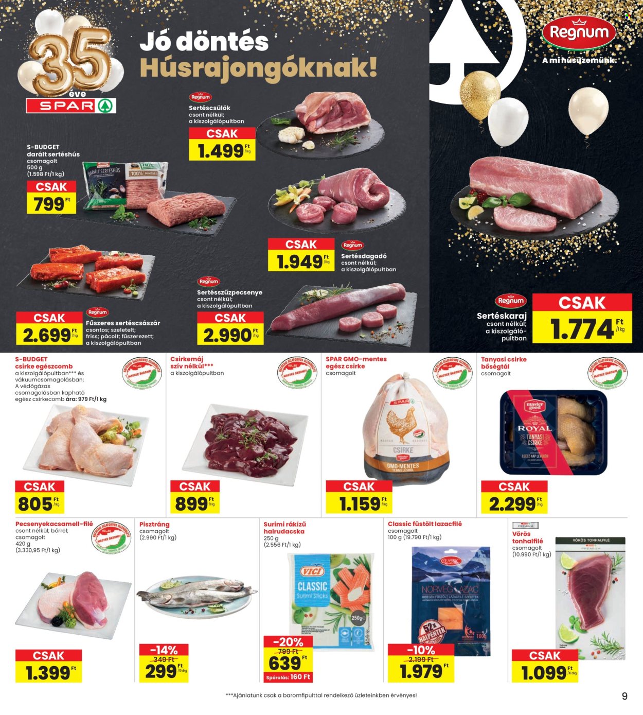 INTERSPAR akciós újságok - 2026.01.15 - 2026.01.21. Oldal 9