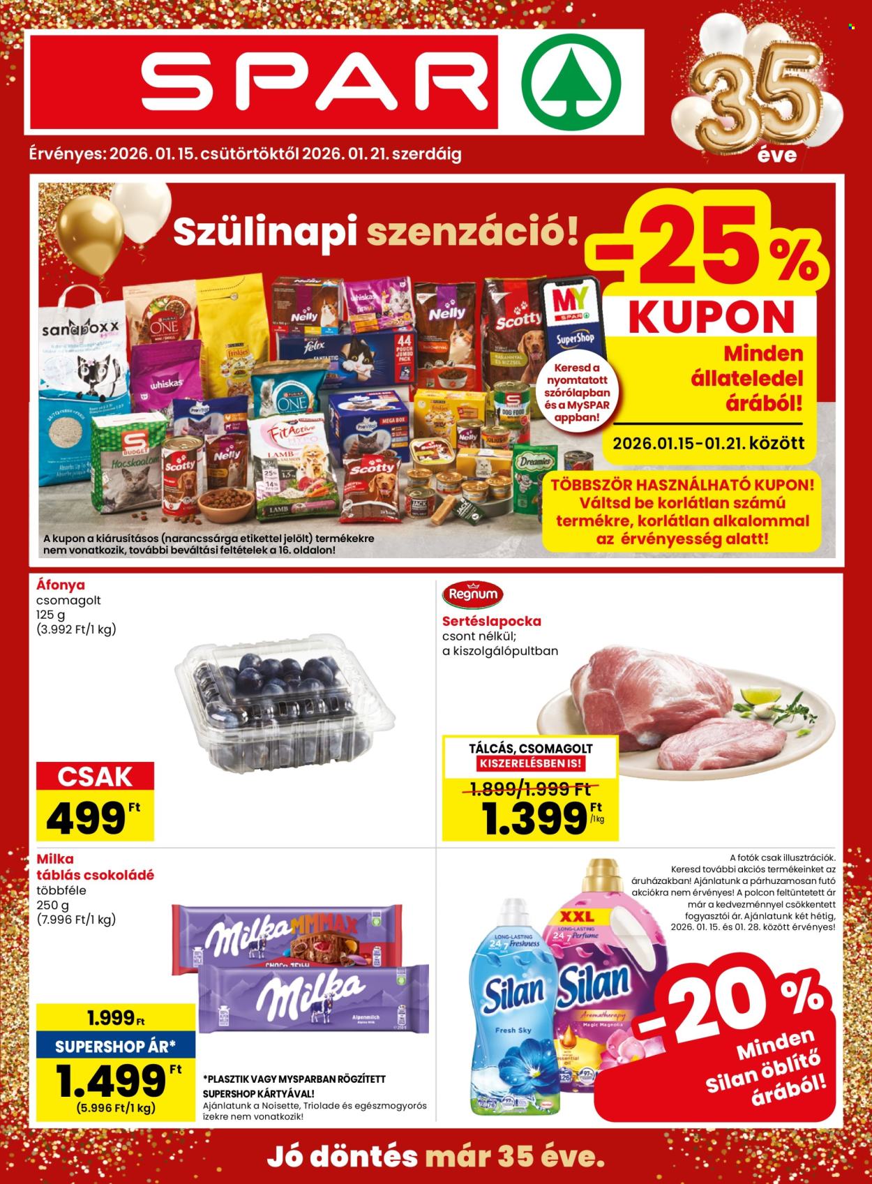 SPAR akciós újságok - 2026.01.15 - 2026.01.21. Oldal 1
